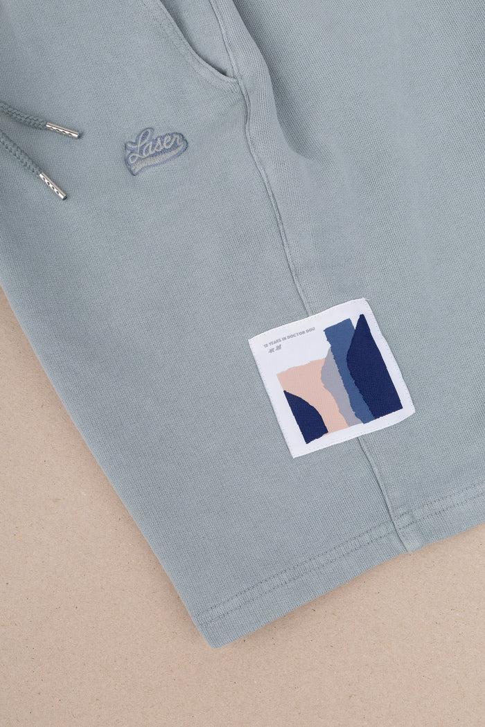 Laser Barcelona BORNE FLEECE SHORTS FADED STORM