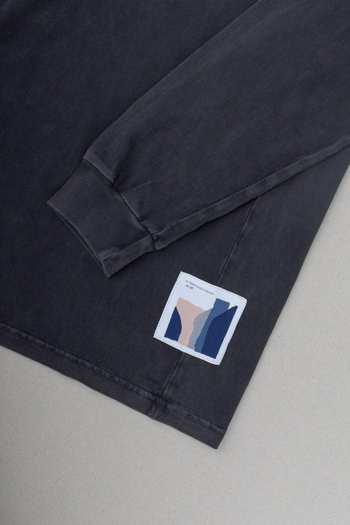 Laser Barcelona BORNE LONGSLEEVE TEE FADED BLACK