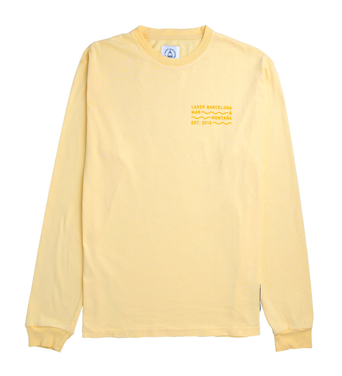 Laser Barcelona BORNE LONGSLEEVE TEE SUN FADED