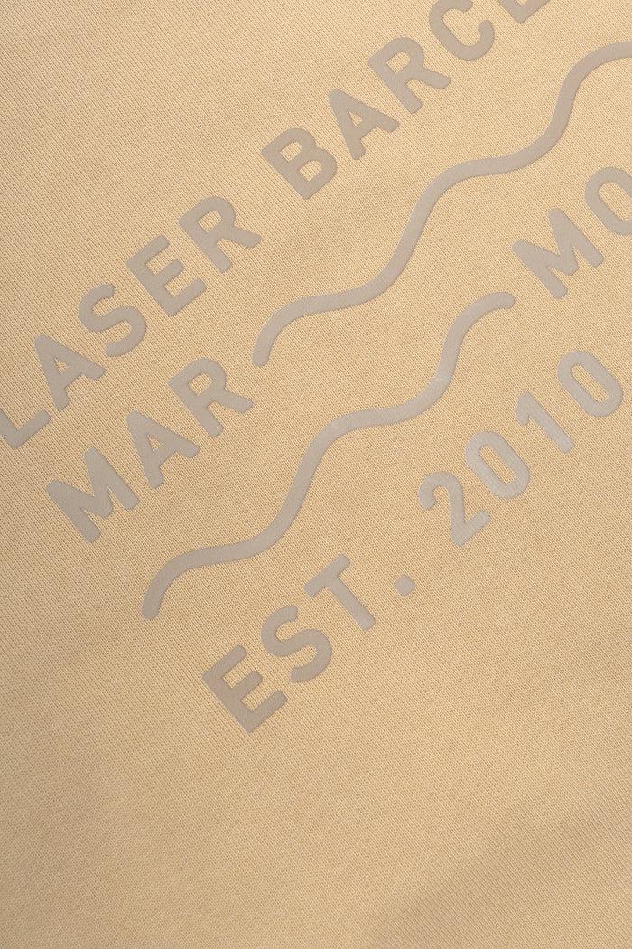 Laser Barcelona BORNE OVERSIZE CREWNECK FADED SAND