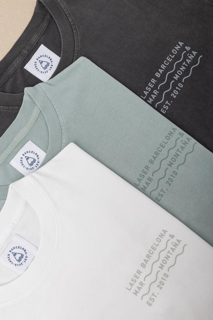 Laser Barcelona BORNE TEE FADED BLACK