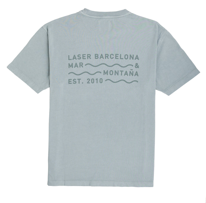 laser barcelona BORNE TEE FADED STORM