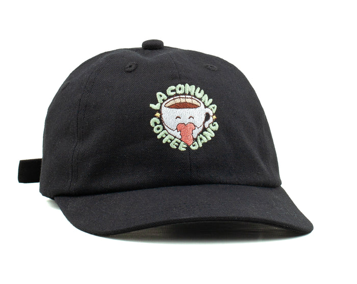 laser barcelona COFFEE GANG DAD HAT BLACK