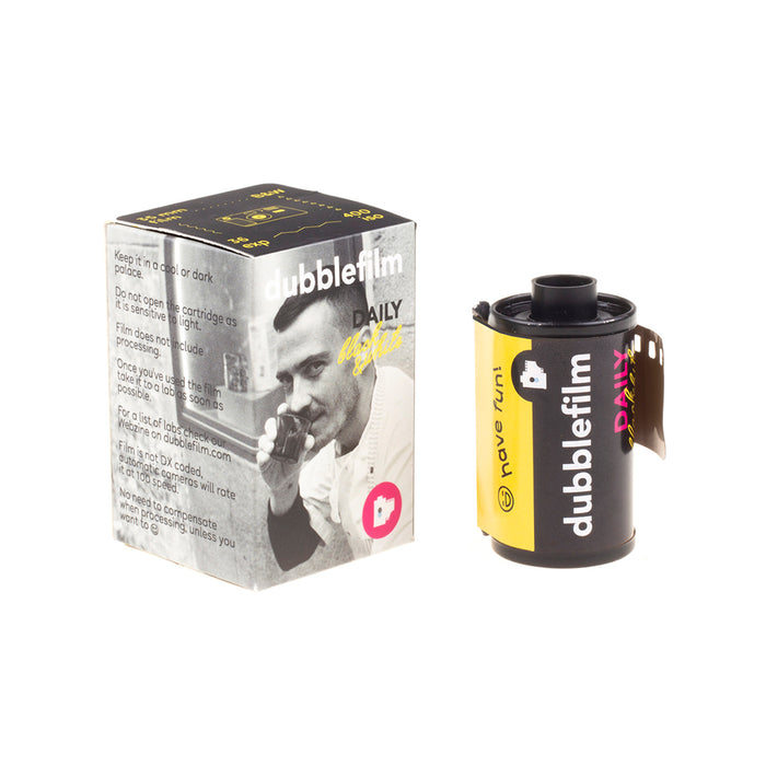 laser barcelona DUBBLEFILM DAILY B&W FILM