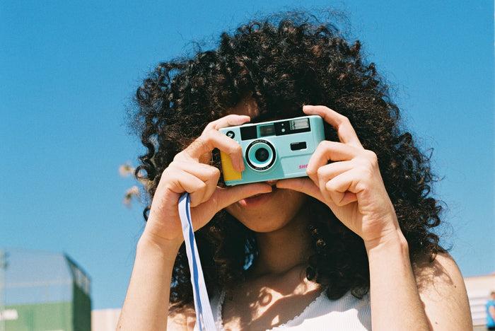 Laser Barcelona DUBBLEFILM SHOW CAMERA TURQUOISE