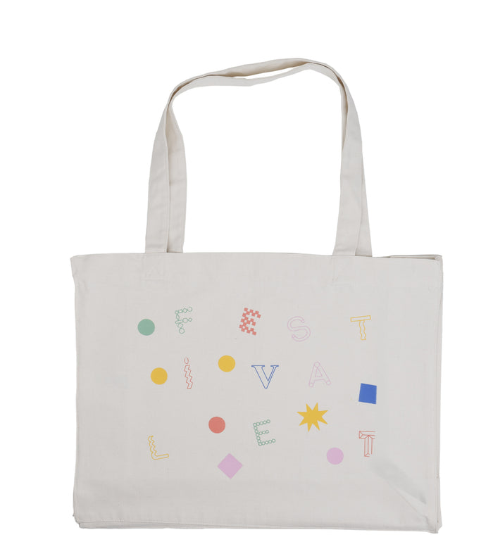 laser barcelona FESTIVALET CARRY ALL BAG NATURAL