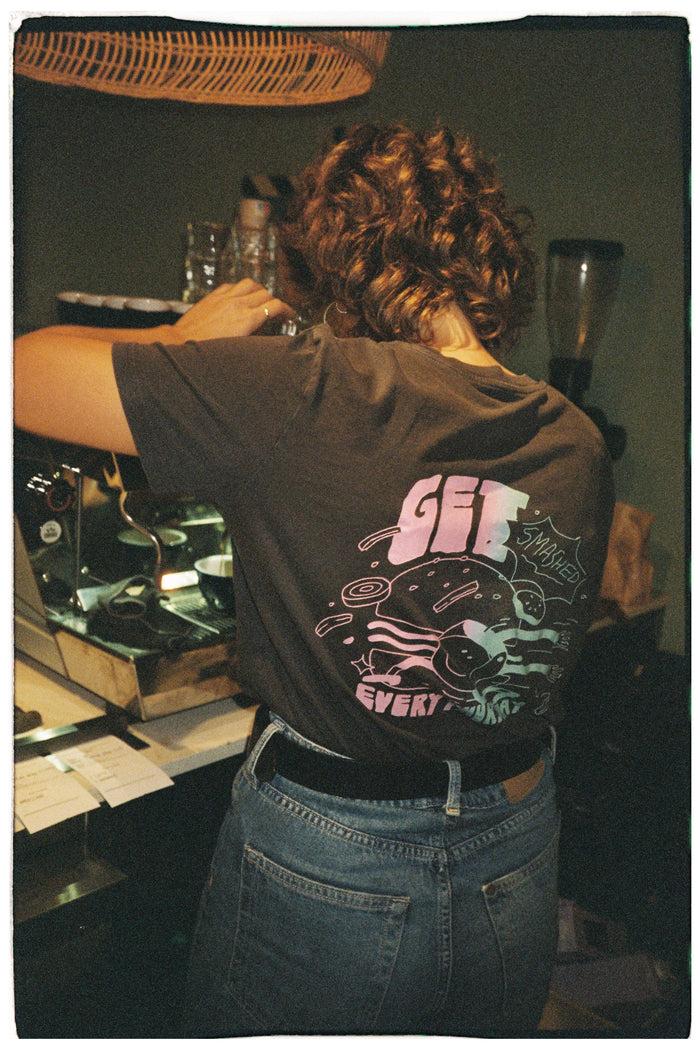 Laser Barcelona LA COMUNA BY LASER TEE / GET SMASHED