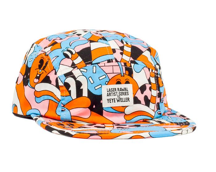 laser barcelona LASER BY YEYE WELLER 5 PANEL HAT