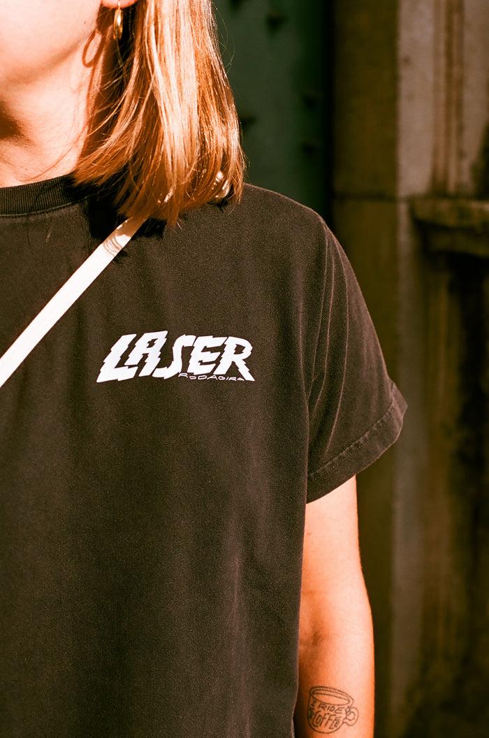 Laser Barcelona LASER X RODAGIRA TEE FADED BLACK