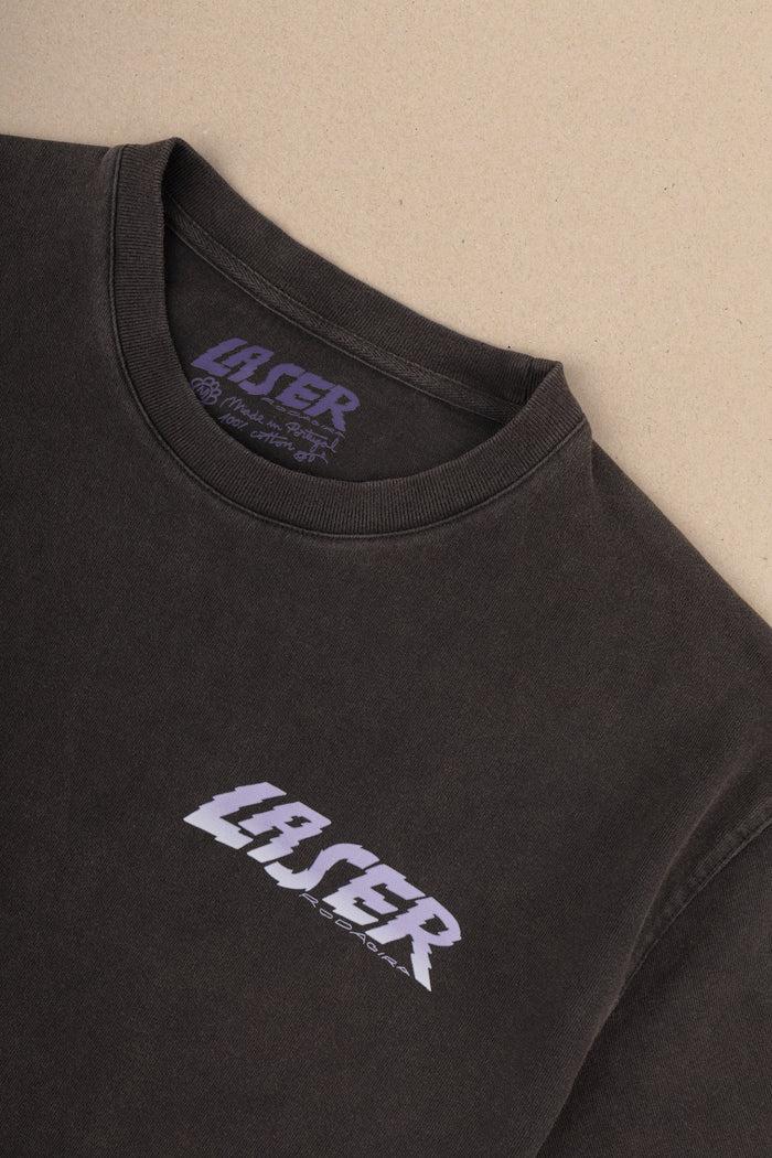 Laser Barcelona LASER X RODAGIRA TEE FADED BLACK