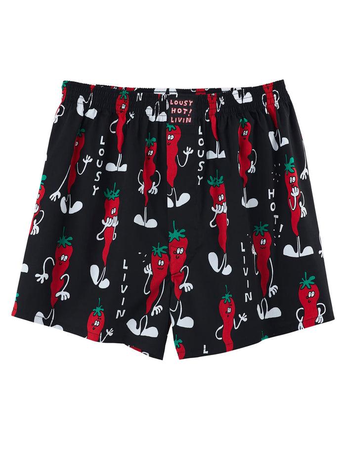 laser barcelona LOUSY LIVIN BOXERS CHILLI BLACK