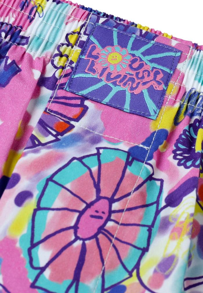 Laser Barcelona LOUSY LIVIN BOXERS FLOWERS