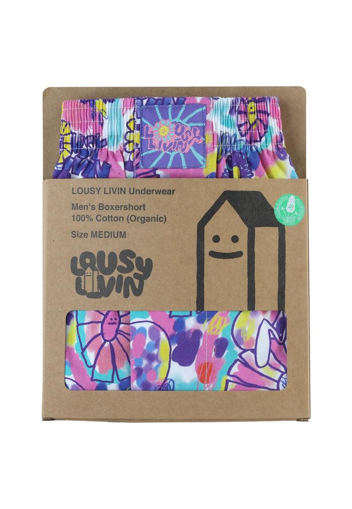 Laser Barcelona LOUSY LIVIN BOXERS FLOWERS