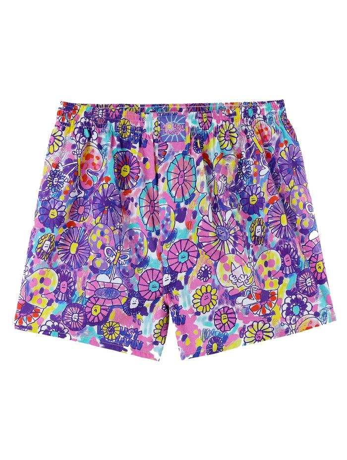 laser barcelona LOUSY LIVIN BOXERS FLOWERS