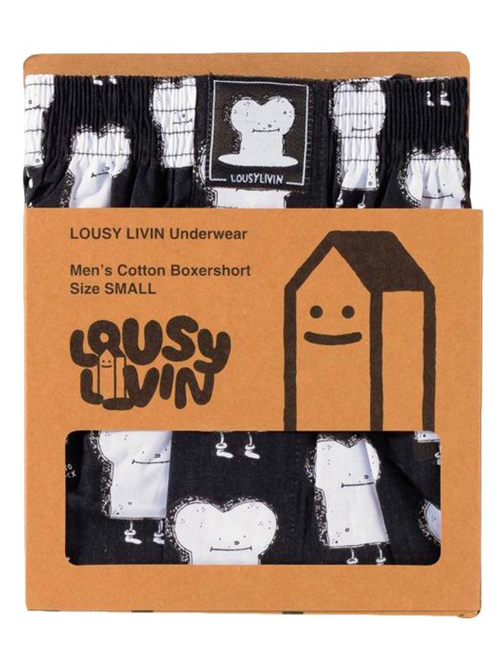 Laser Barcelona LOUSY LIVIN BOXERS TOAST BLACK