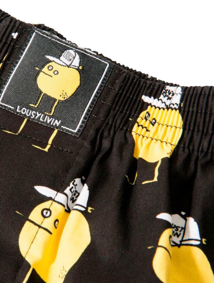 Laser Barcelona LOUSY LIVIN BOXERS ZITRONE BLACK