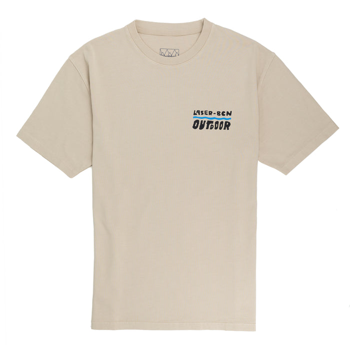 Laser Barcelona MONTSENY OUTDOOR TEE FADED SAND
