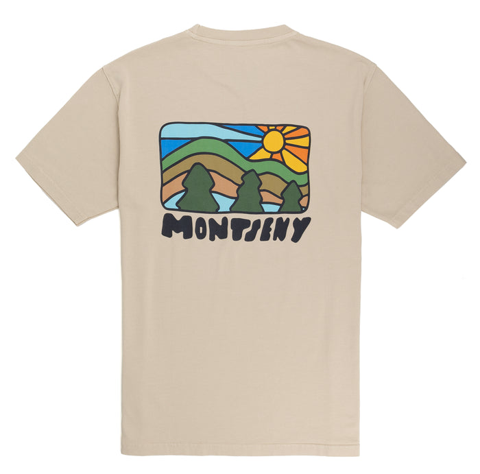 laser barcelona MONTSENY OUTDOOR TEE FADED SAND