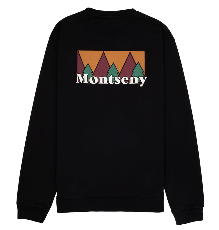 laser barcelona MONTSENY STANDARD CREWNECK BLACK