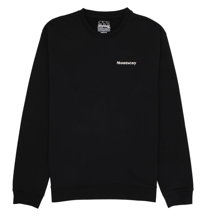 Laser Barcelona MONTSENY STANDARD CREWNECK BLACK