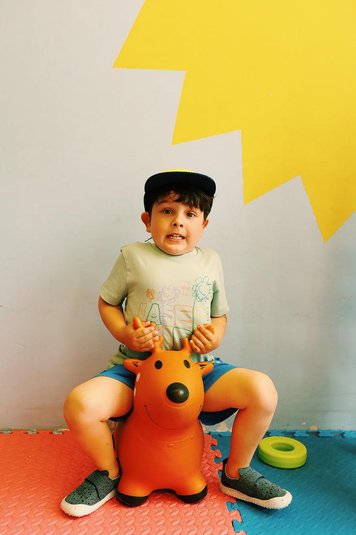 Laser Barcelona OLIVIA TEE KIDS SEAFOAM