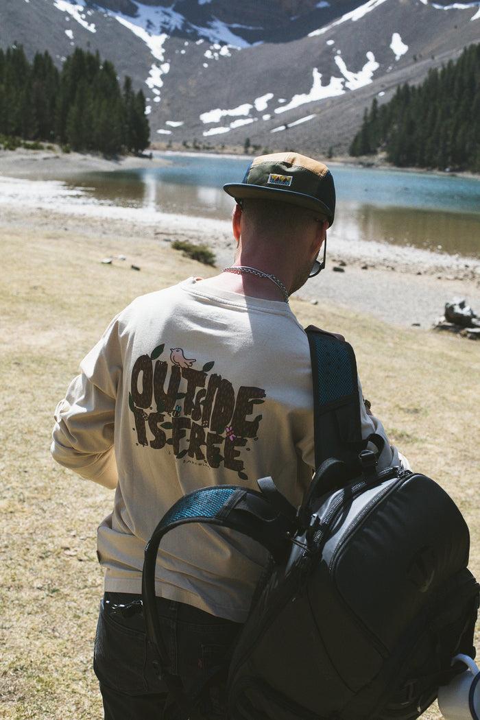 Laser Barcelona OUTSIDE IS FREE LONGSLEEVE ATLAS