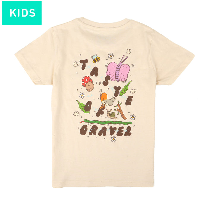 laser barcelona TASTE OF GRAVEL X LASER KIDS TEE