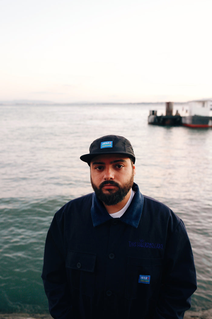 Laser Barcelona THE HEARTBREAK 5 PANEL HAT BLACK