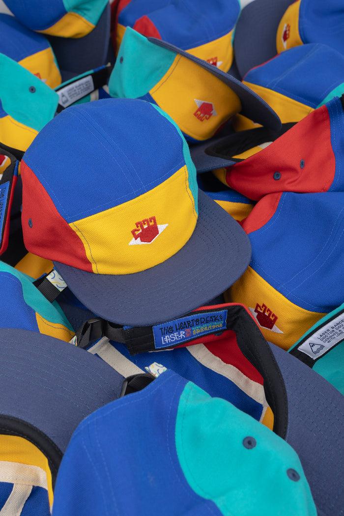 Laser Barcelona THE HEARTBREAK 5 PANEL HAT MULTI