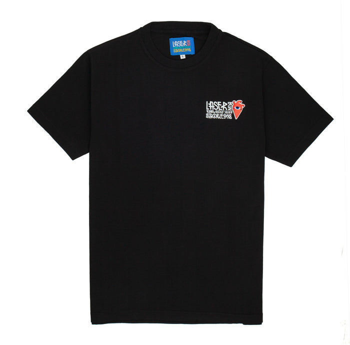 Laser Barcelona THE HEARTBREAK TEE BLACK