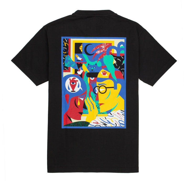 laser barcelona THE HEARTBREAK TEE BLACK