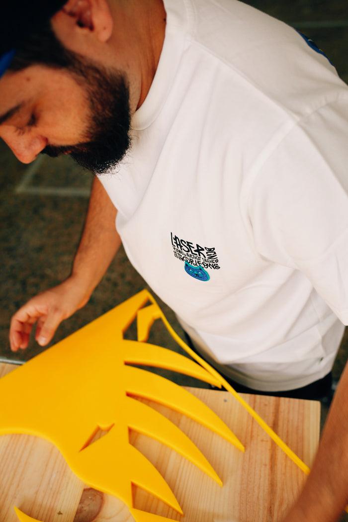 Laser Barcelona THE HEARTBREAK TEE WHITE