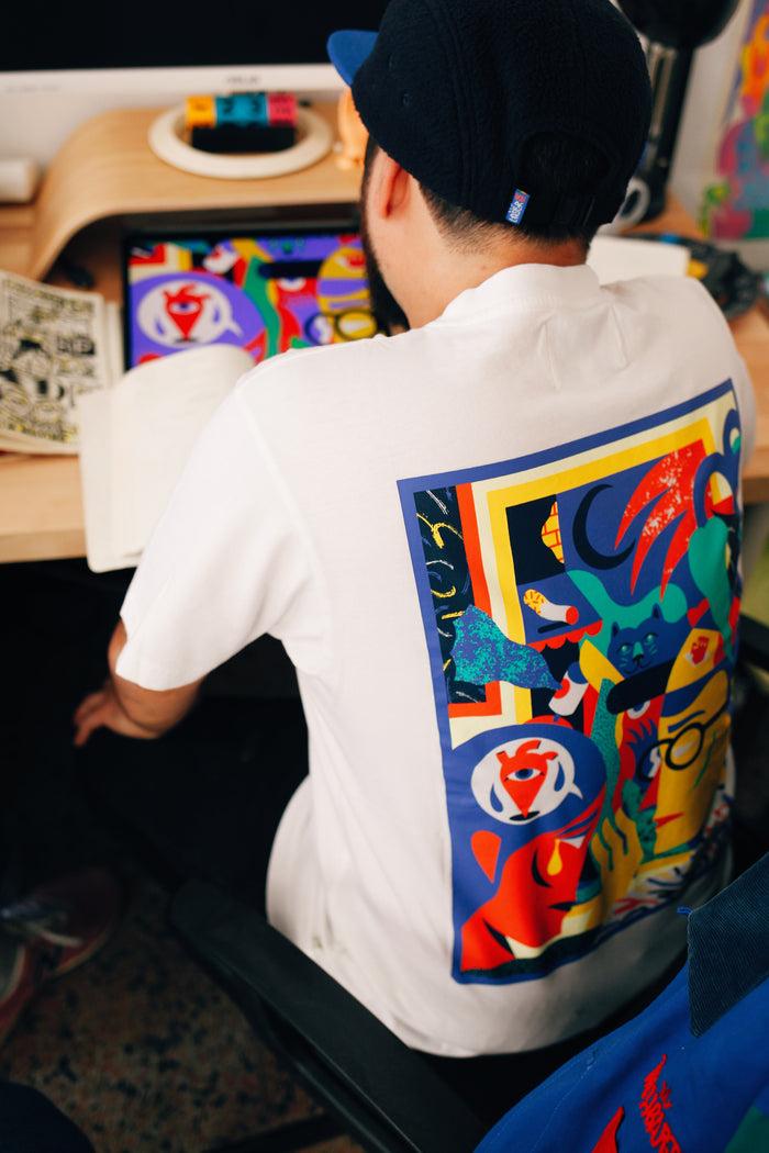 Laser Barcelona THE HEARTBREAK TEE WHITE