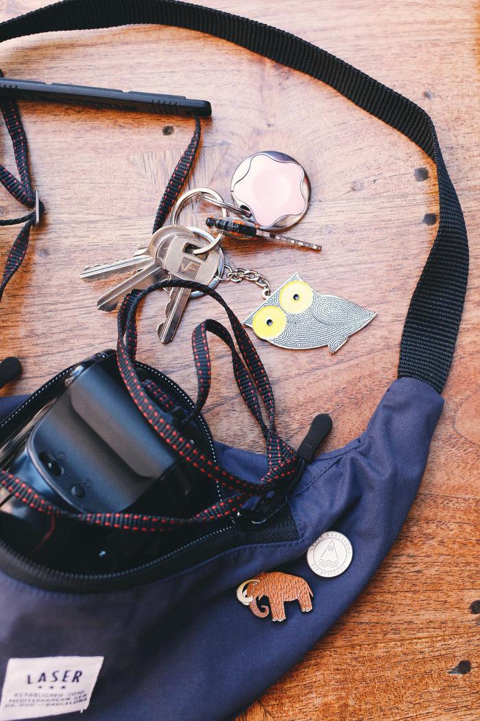 Laser Barcelona WE NEVER SLEEP KEYCHAIN