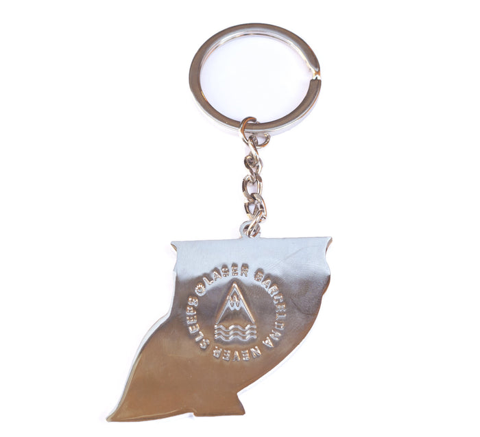 Laser Barcelona WE NEVER SLEEP KEYCHAIN