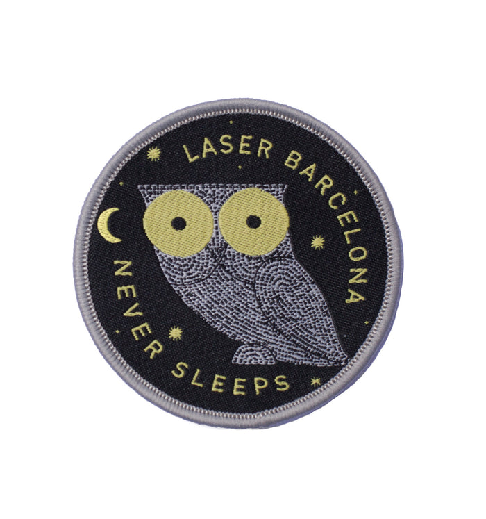 laser barcelona WE NEVER SLEEP PATCH