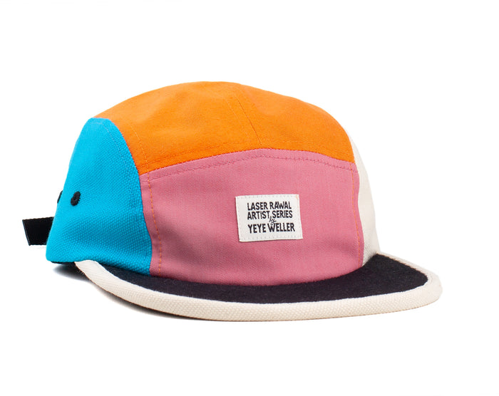 laser barcelona LASER BY YEYE WELLER 5 PANEL HAT MULTI
