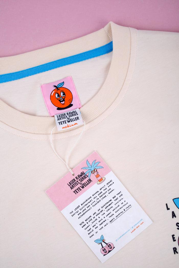 Laser Barcelona LASER BY YEYE WELLER LONGSLEEVE BLEACHED SAND