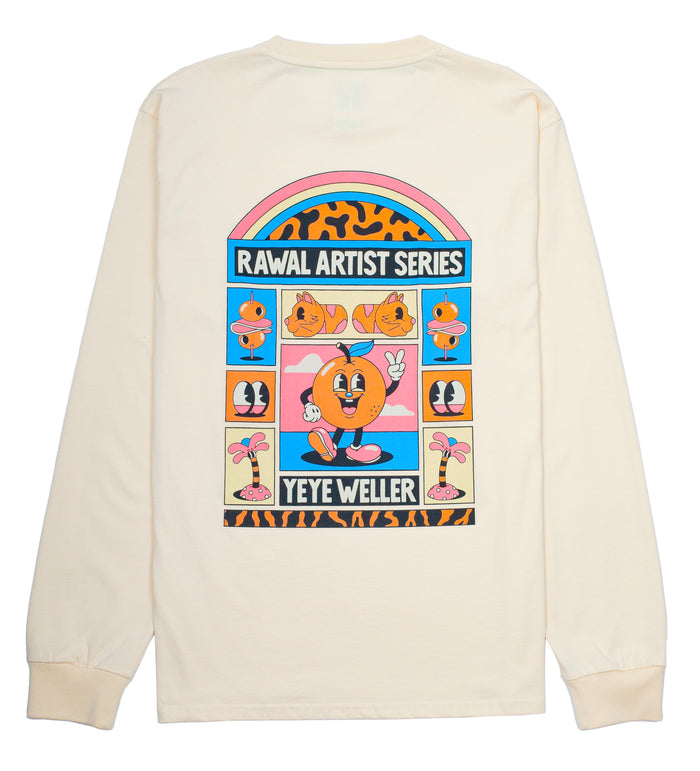laser barcelona LASER BY YEYE WELLER LONGSLEEVE BLEACHED SAND