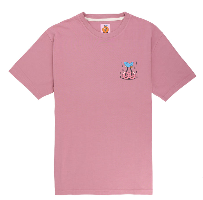 Laser Barcelona LASER BY YEYE WELLER TEE DUSTY ROSE