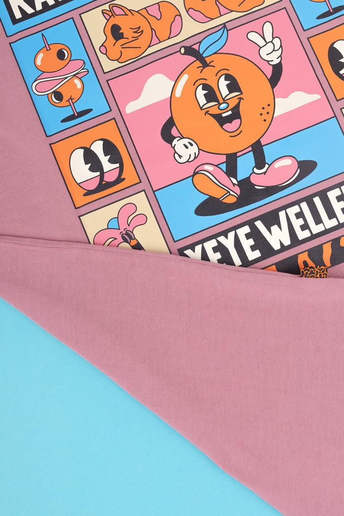 Laser Barcelona LASER BY YEYE WELLER TEE DUSTY ROSE