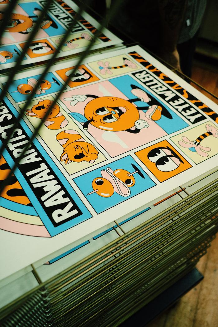 Laser Barcelona LASER RAWAL ARTIST SERIES X YEYE PRINT