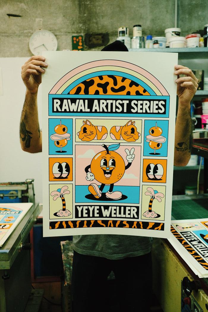 laser barcelona LASER RAWAL ARTIST SERIES X YEYE PRINT