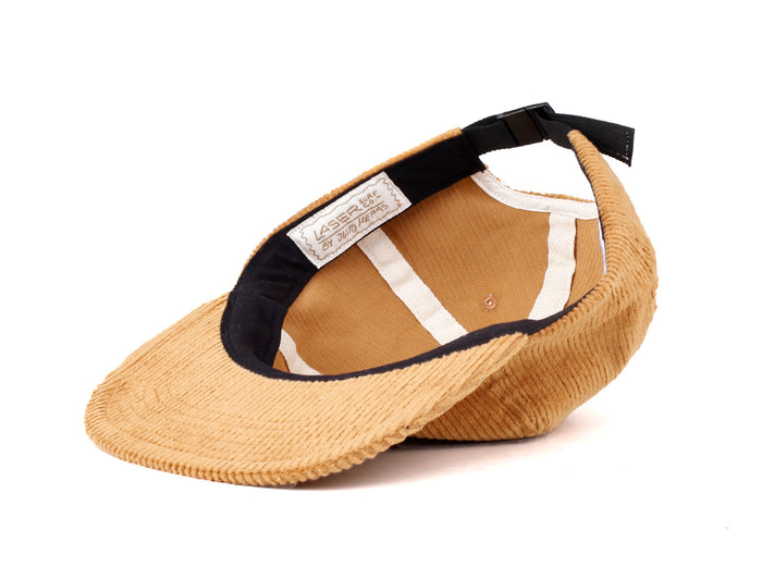 Laser Barcelona LASER SURF CO. 6 PANEL CORDUROY HAT GOLD