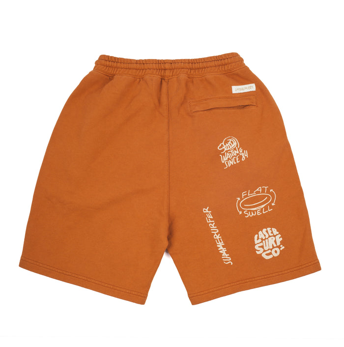 Laser Barcelona LASER SURF CO READY MADE SHORTS CINNAMON