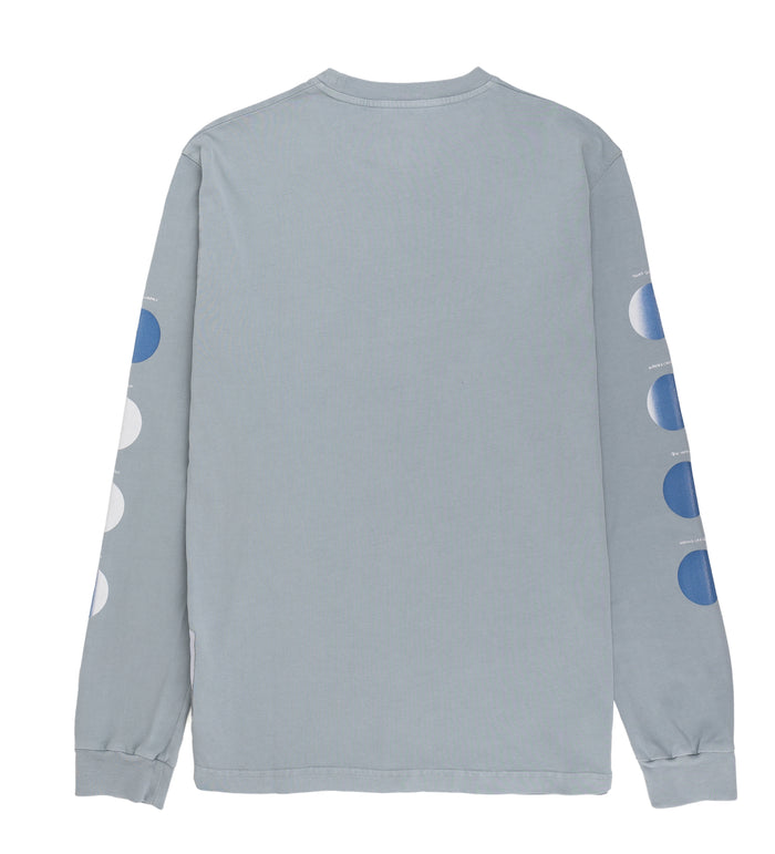 Laser Barcelona LASER X OVERLAND / FULL MOON RUNNERS LONGSLEEVE TEE FADED STORM