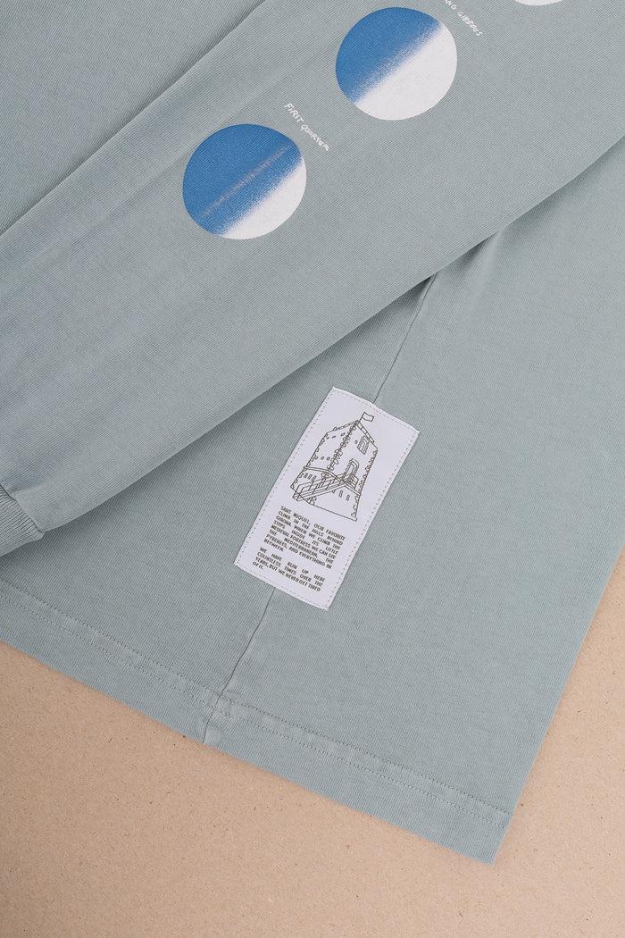 Laser Barcelona LASER X OVERLAND / FULL MOON RUNNERS LONGSLEEVE TEE FADED STORM