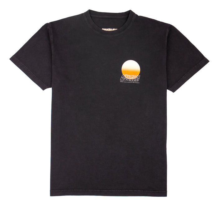 Laser Barcelona LASER X OVERLAND / FULL MOON RUNNERS TEE FADED BLACK