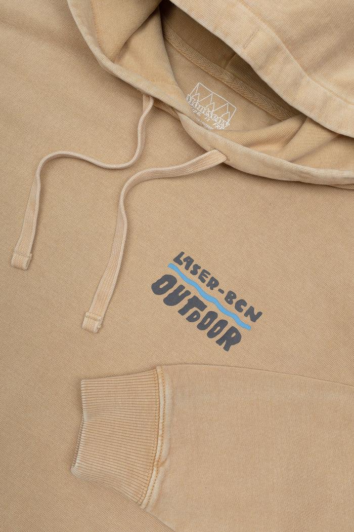 Laser Barcelona MONTSENY OVERSIZE HOODIE FADED SAND
