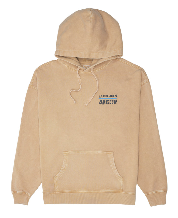 Laser Barcelona MONTSENY OVERSIZE HOODIE FADED SAND